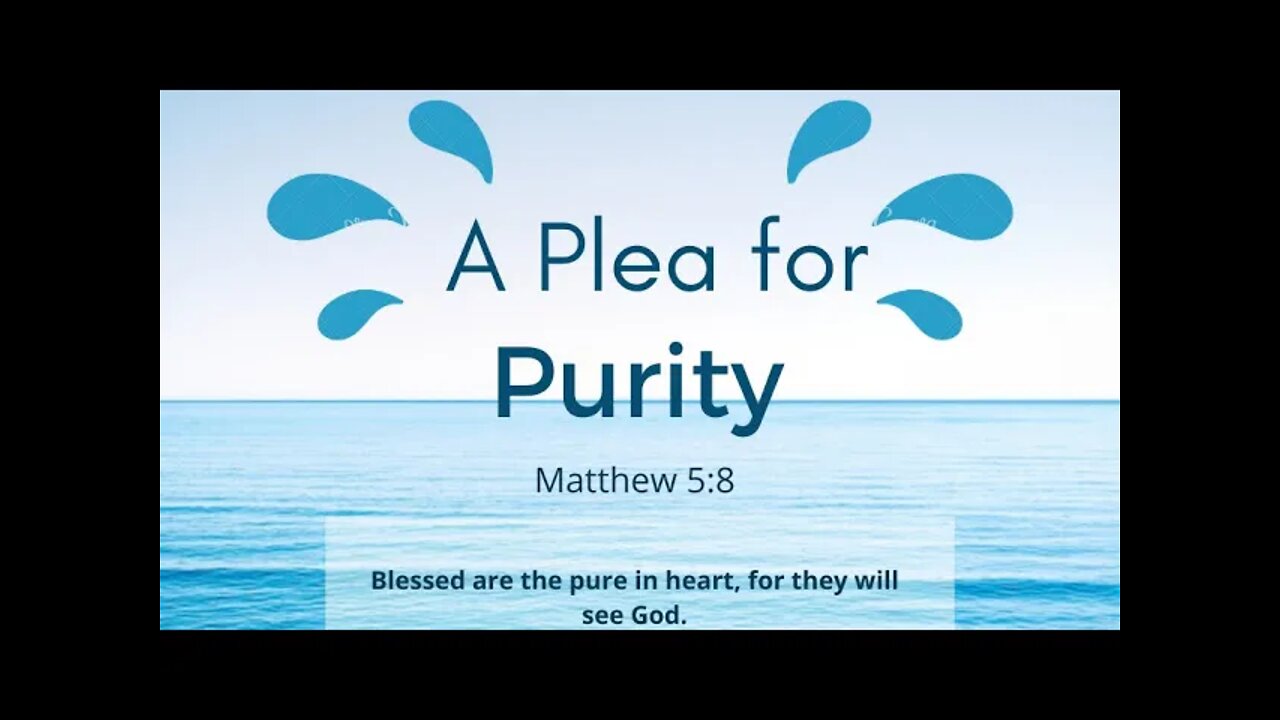 A plea for purity!