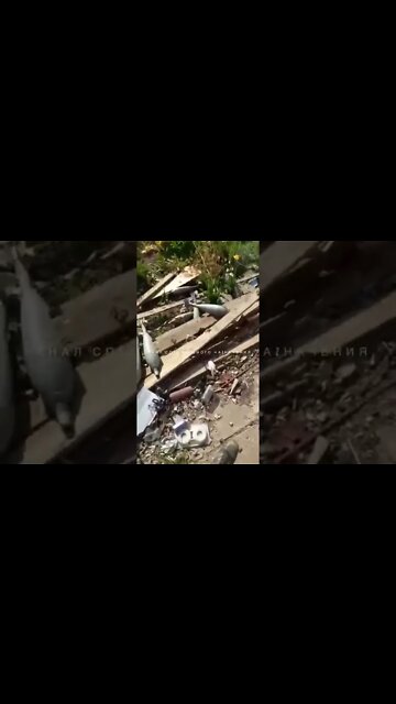Russian Scouts Inspect Destroyed Ukrainian Mortar Position/Depot