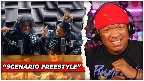 They're Different AF! 🔥🧯 | Coast Contra - "SCENARIO" (Freestyle) - REACTION