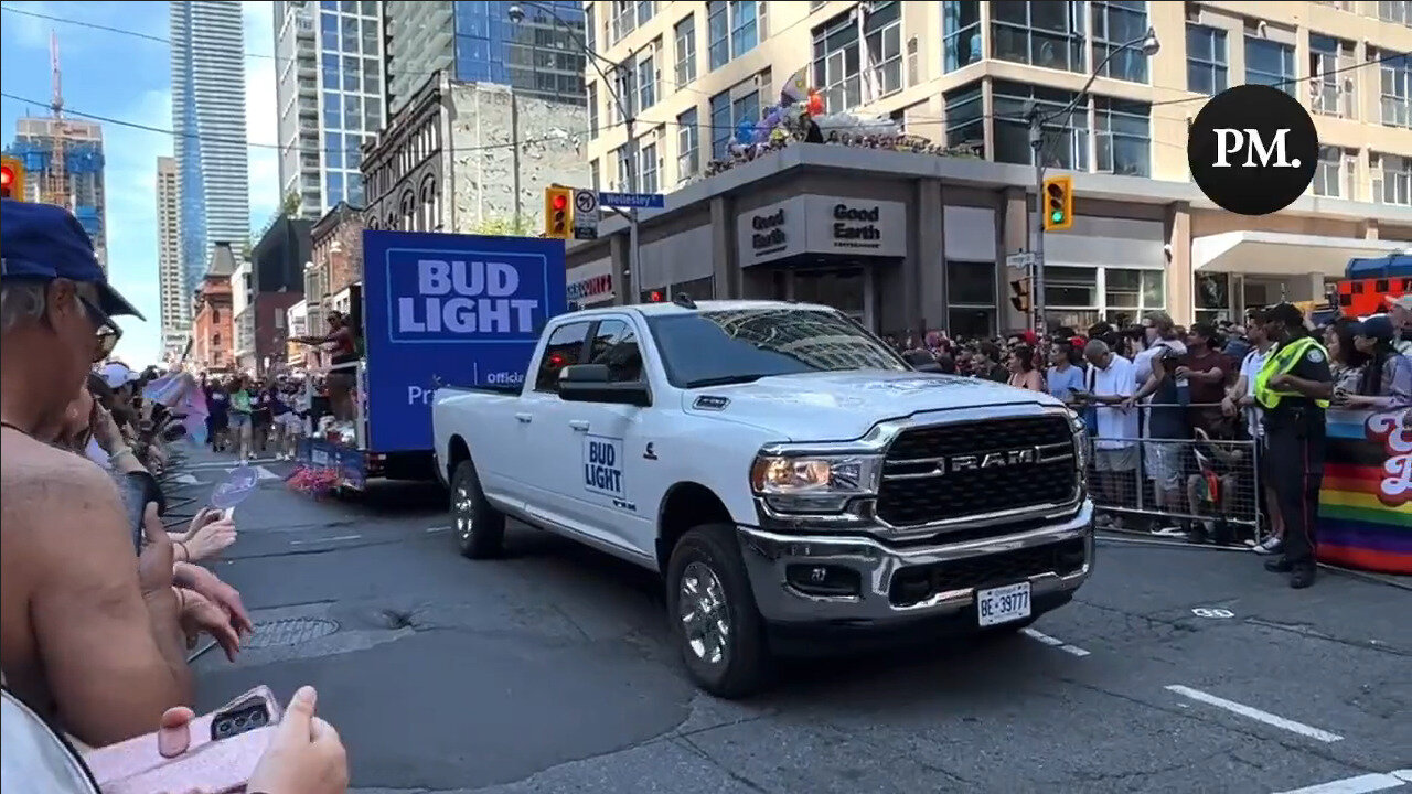 Bud Light Triples Down With a Float at the Toronto Gay Pride Parade - HaloNews