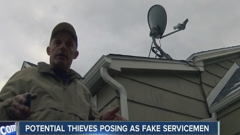 Potential thieves posing as fake servicemen
