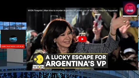 White supremacist Gun jams on Assassination attempt on Argentinian Vice President #argentina