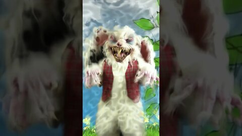 Creepy Easter Bunny #Shorts 😬