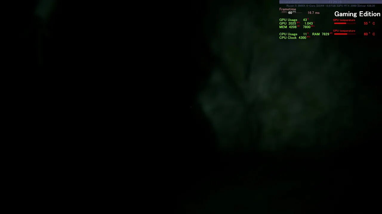 Ryzen 3600 Boost 4400Mhz Outlast 2 The Ending