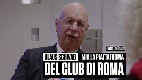 Klaus Schwab - Mia la piattaforma del Club di Roma