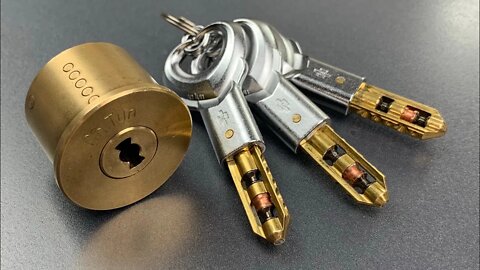 [890] Crazy Key! “An Tun” Rim Cylinder Picked