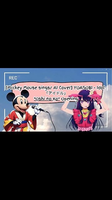 [Mickey Mouse (South Park) sings/AI Cover] YOASOBI - Idol アイドル Oshi no Ko Opening