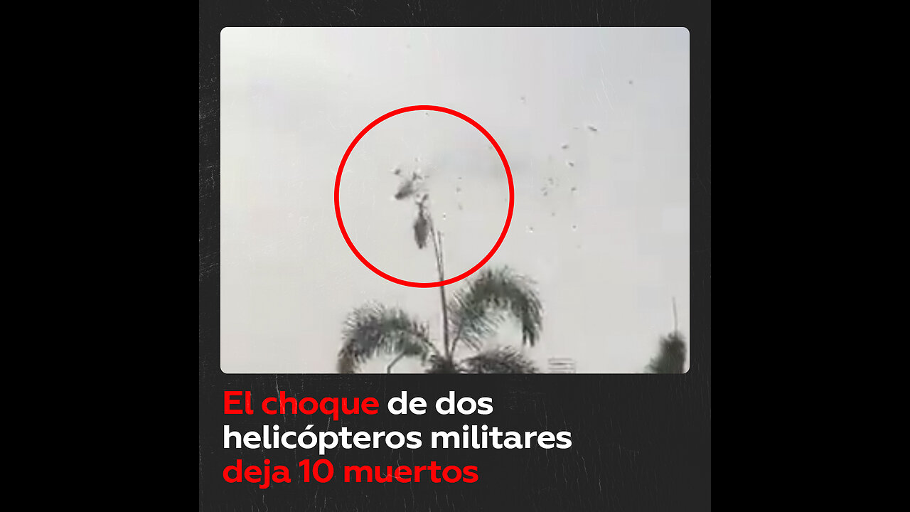 Dos helicópteros militares chocan en Malasia dejando 10 muertos