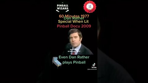 Dan Rather’s plays pinball! Do you?