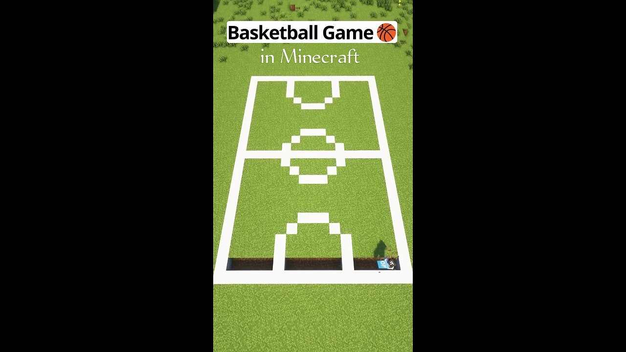 Minecraft Basketball Mini Game ( play basketball in Minecraft)