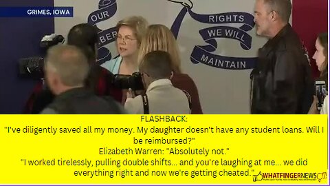 "I've diligently saved all my money. My daughter doesn't have any student loans.