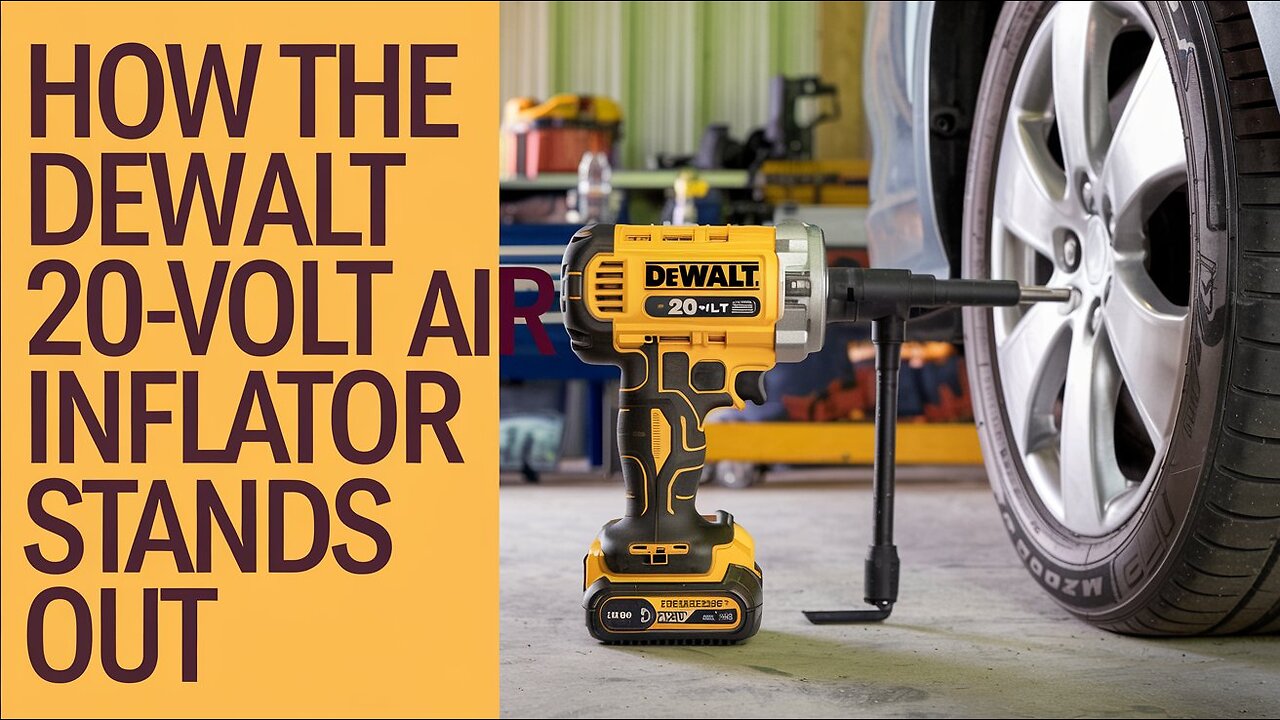 How the DEWALT 20-Volt Air Inflator Stands Out: A Video Review