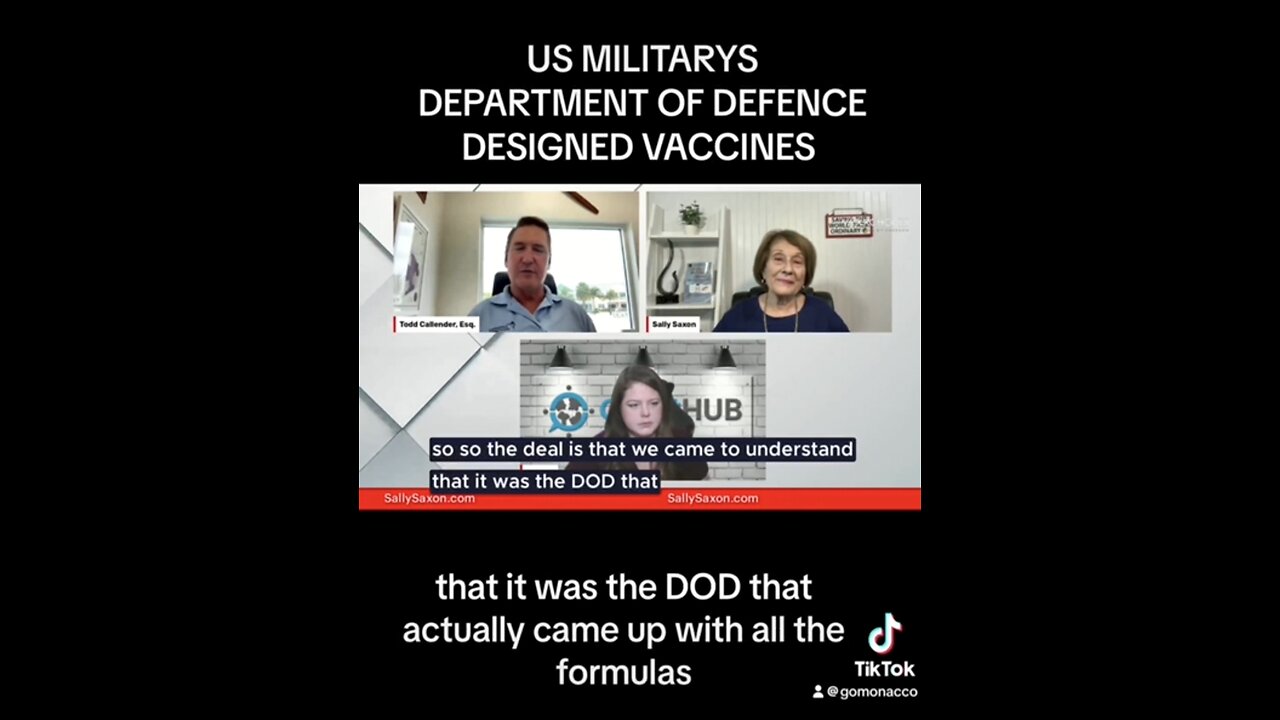 U.S MILITARY DEPARTMENT OF DEFENCE ( BLACKHATS?) DESIGNED THE VACCINES