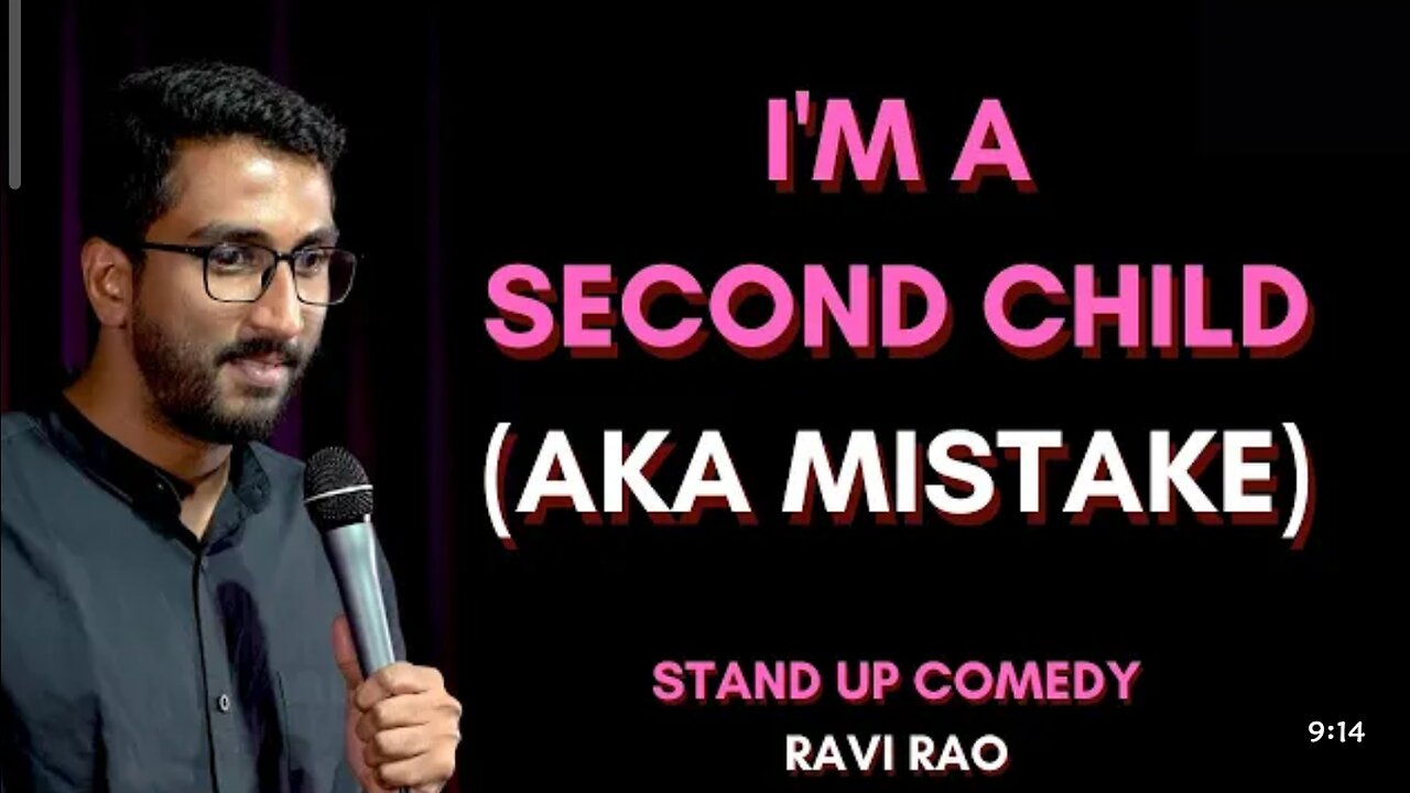 If' you're A Second Child | stand up comedy | Ravi Rao