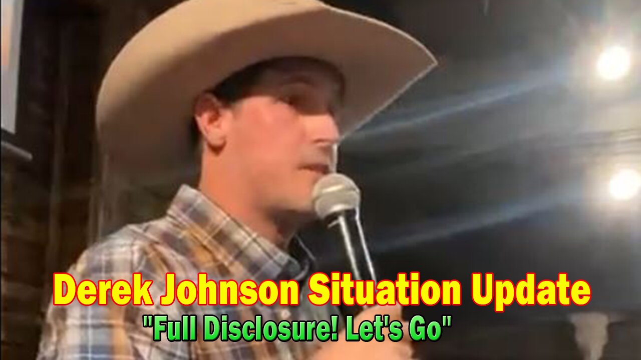 Derek Johnson Situation Update Oct 17: "Full Disclosure! Let's Go"