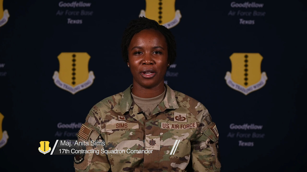 Introducing Maj. Sims, 17th CONS Commander