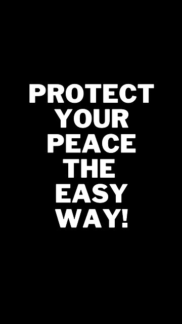 Life is Too Short to Argue - Block Negativity and Sleep Peacefully