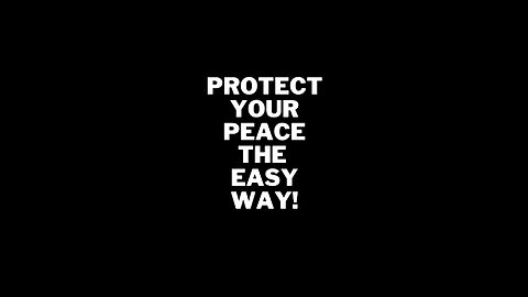 Life is Too Short to Argue - Block Negativity and Sleep Peacefully