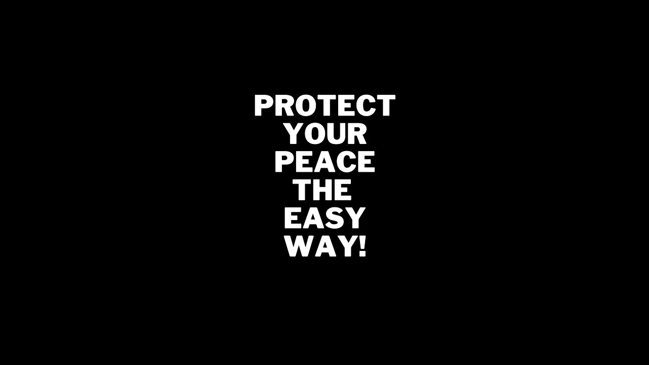 Life is Too Short to Argue - Block Negativity and Sleep Peacefully