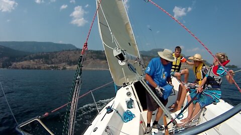 Sailing on Okanagan Lake