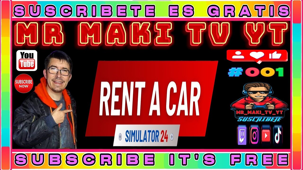 COMO VENDER O COMPRAR COCHES ⁄ RENT A CAR SIMULATOR 24 ⁄ #001 ⁄ @MR_MAKI_TV