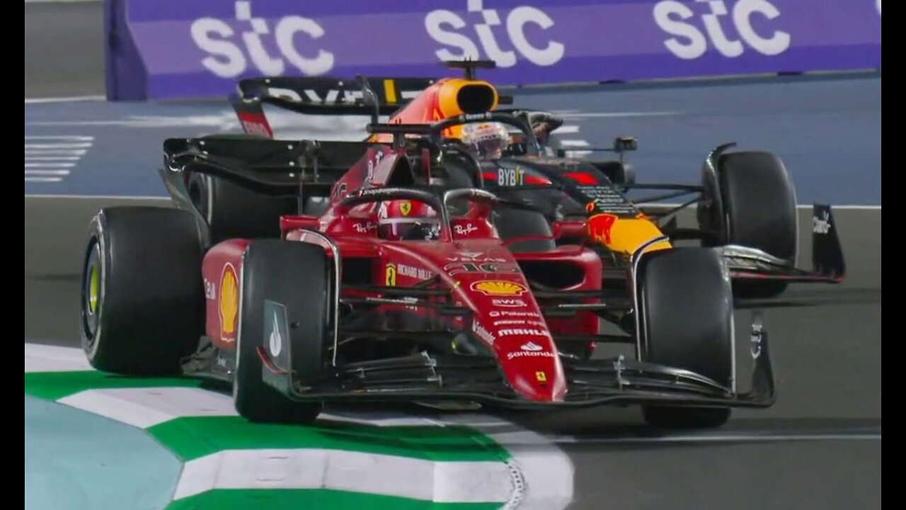 Charles Leclerc vs Max Verstappen ( Gp Da Arábia Saudita 2022 )