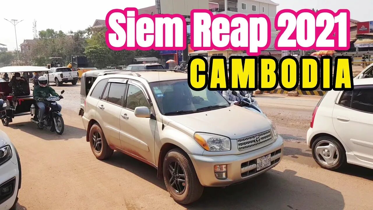 Amazing Tour Cambodia, Life Style in Siem Reap 2021, ACLeda Bank, Stop Phar Nhe Walking Tour Time