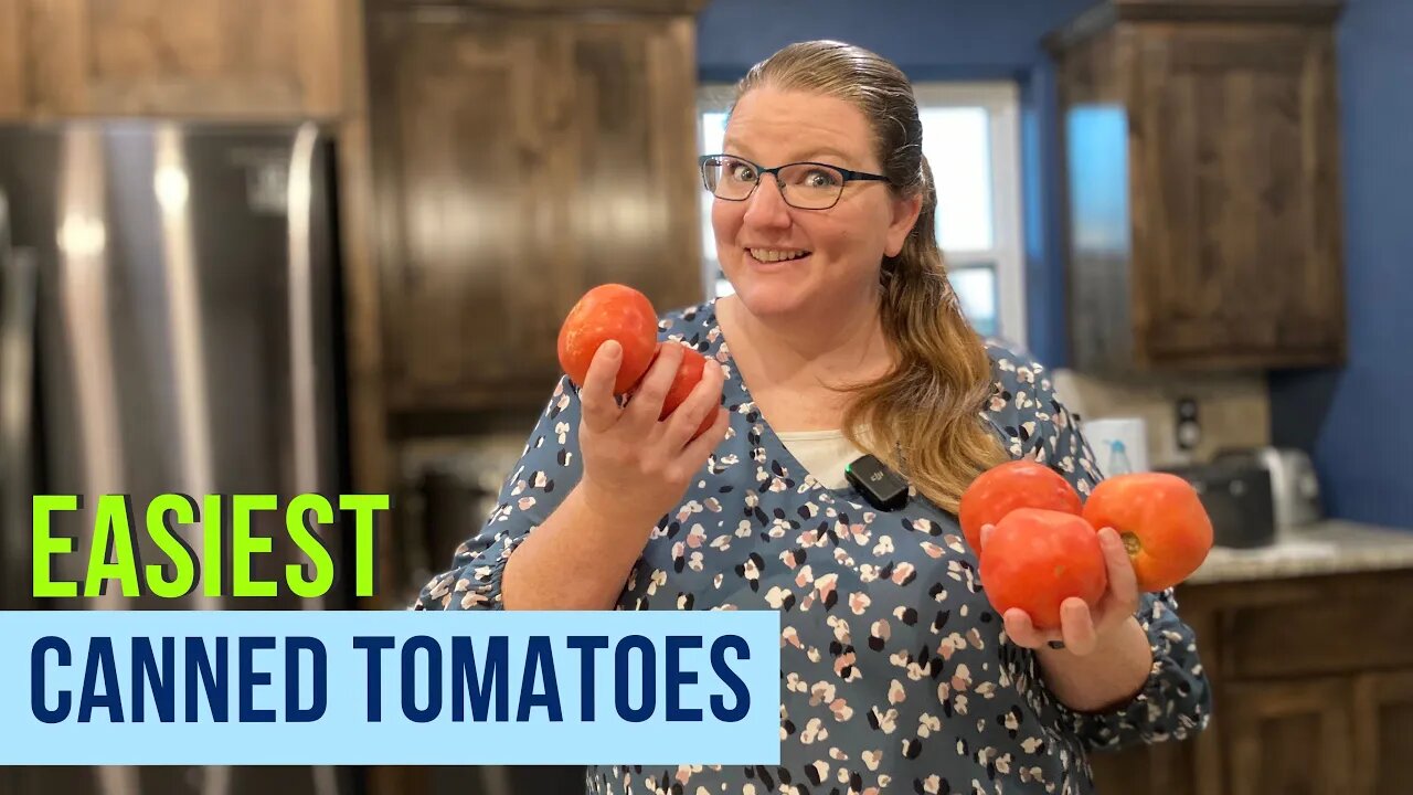 Lazy Person's Guide to Canning Tomatoes | Every Bit Counts Challenge Day 14