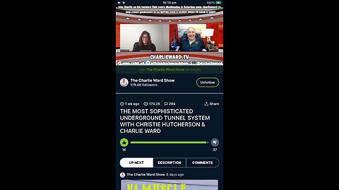 Charlie Ward : Christie Hutcherson - Texas border, DUMBS- underground tunnels, child trafficking