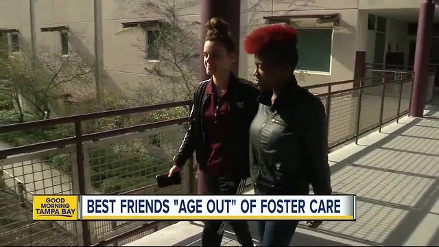 Two Tampa high school seniors try to beat the odds after 'aging out' of Florida's foster care system