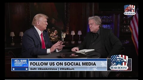 Bannon Saturday: Steve Bannon Sit Down With President Donald J. Trump