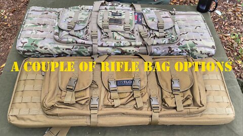 A couple of rifle bag options