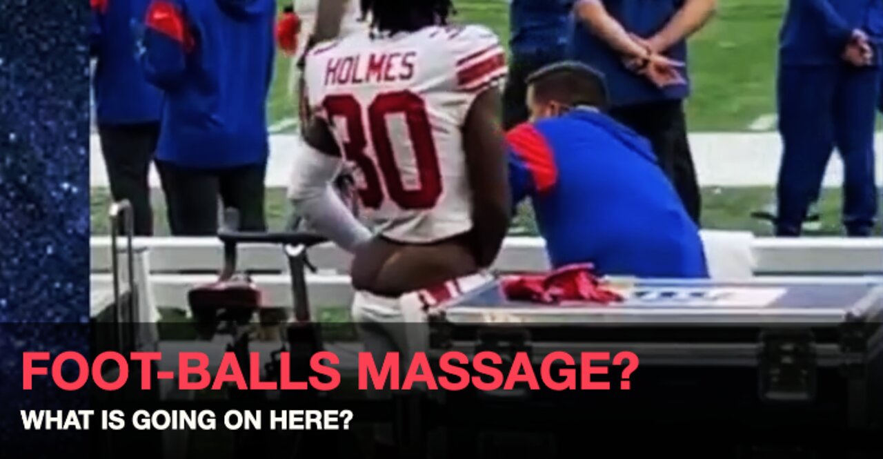 Are You Ready For Some FootBalls Massage! (host K-von is shocked)