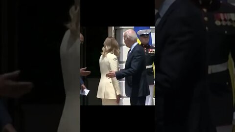 Biden Welcome Ukraine First Lady at White House #Shorts