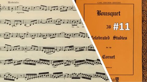 🎺🎺🎺 [TRUMPET ETUDE] BOUSQUET 36 Celebrated Studies for the Cornet - #11 por Helder Passinho Jr.