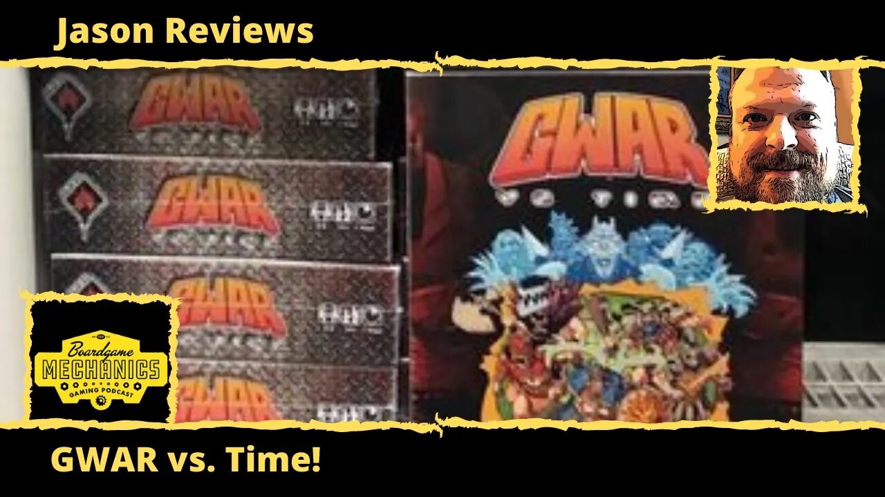 Jason's Board Game Diagnostics of GWAR vs. Time!