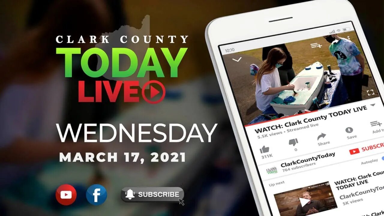 WATCH: Clark County TODAY LIVE • Wednesday, March 17, 2021