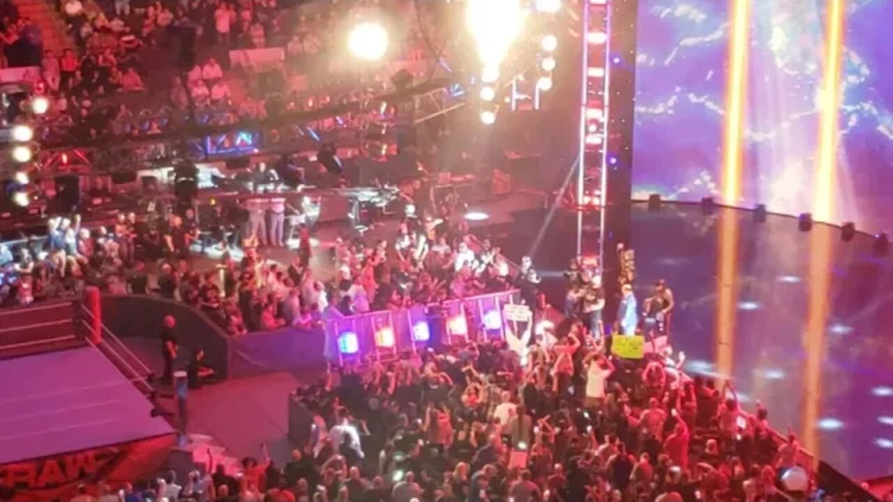 Roman Reigns makes an appearance on WWE Raw