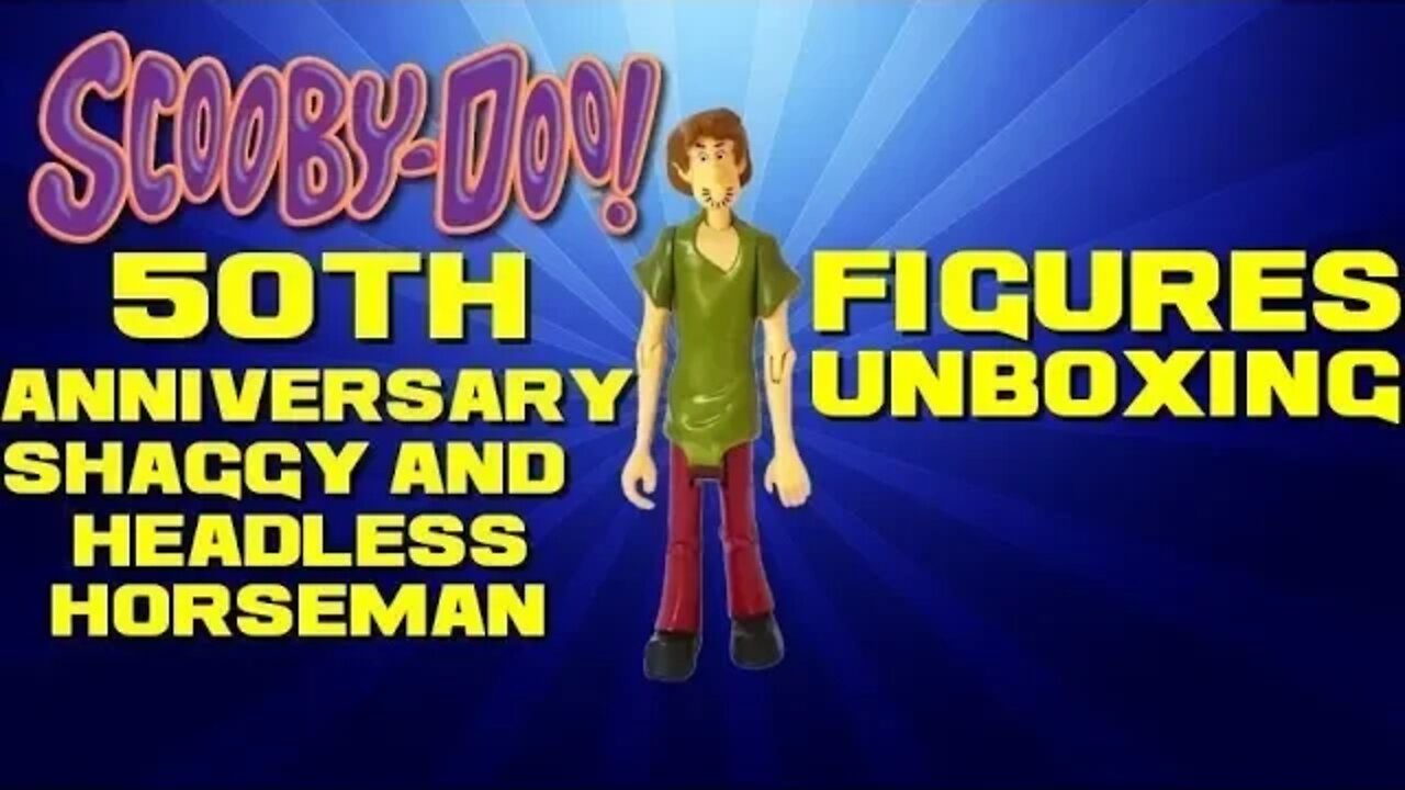 Scooby-Doo 50th Anniversary Shaggy and Headless Horseman Figures Unboxing 😎Benjamillion