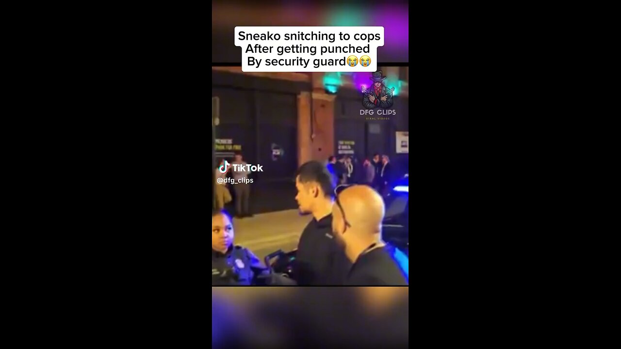 Sneako Snitched To The Cops After Being punched In The Face By Security Guard At Nick Fuentes AFPCA