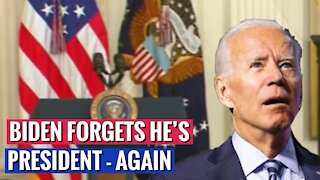 As ‘Hail to the Chief’ Plays, Biden Forgets He Is President - Room Gasps