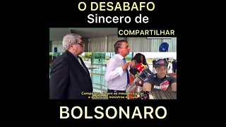 Bolsonaro fala sobre o peso que tem que carregar pelo Brasil