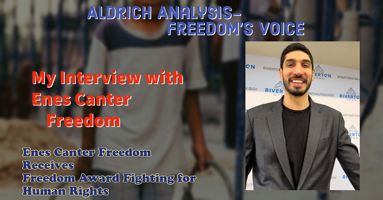 Interview with Enes Canter Freedom on Human Rights