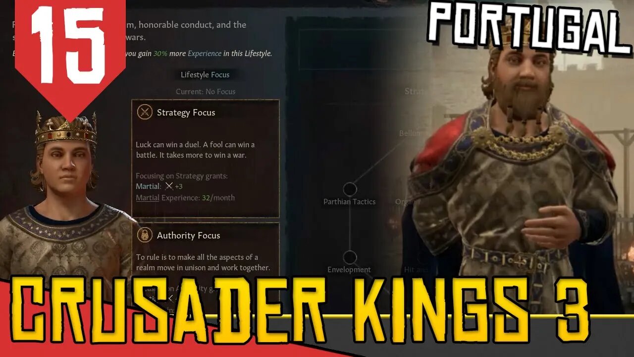 REI, RICO, ROBUSTO - Crusader Kings 3 Portugal #15 [Gameplay PT-BR]