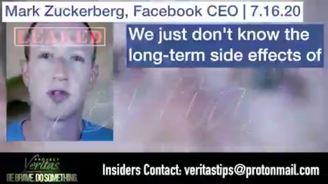 Zuckerberg questioning the job before it wasn’t allowed to be questioned