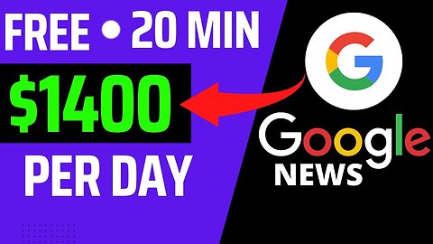 Earn $1400 PER DAY from Google News (FREE) - How to COPY-PASTE and Make Money from Google