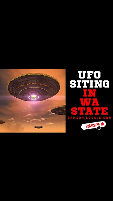 UFO spotted in Washington State