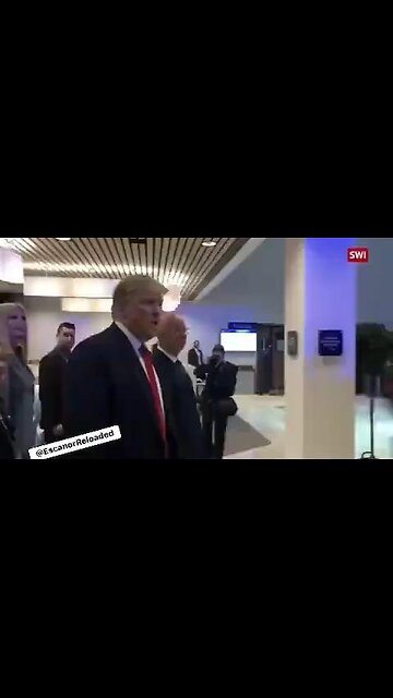 NOTHING TO SEE HERE, JUST DONALD J TRUMP CONGRATULATING KLAUS SCHWAB ON HIS FANTASTIC JOB.