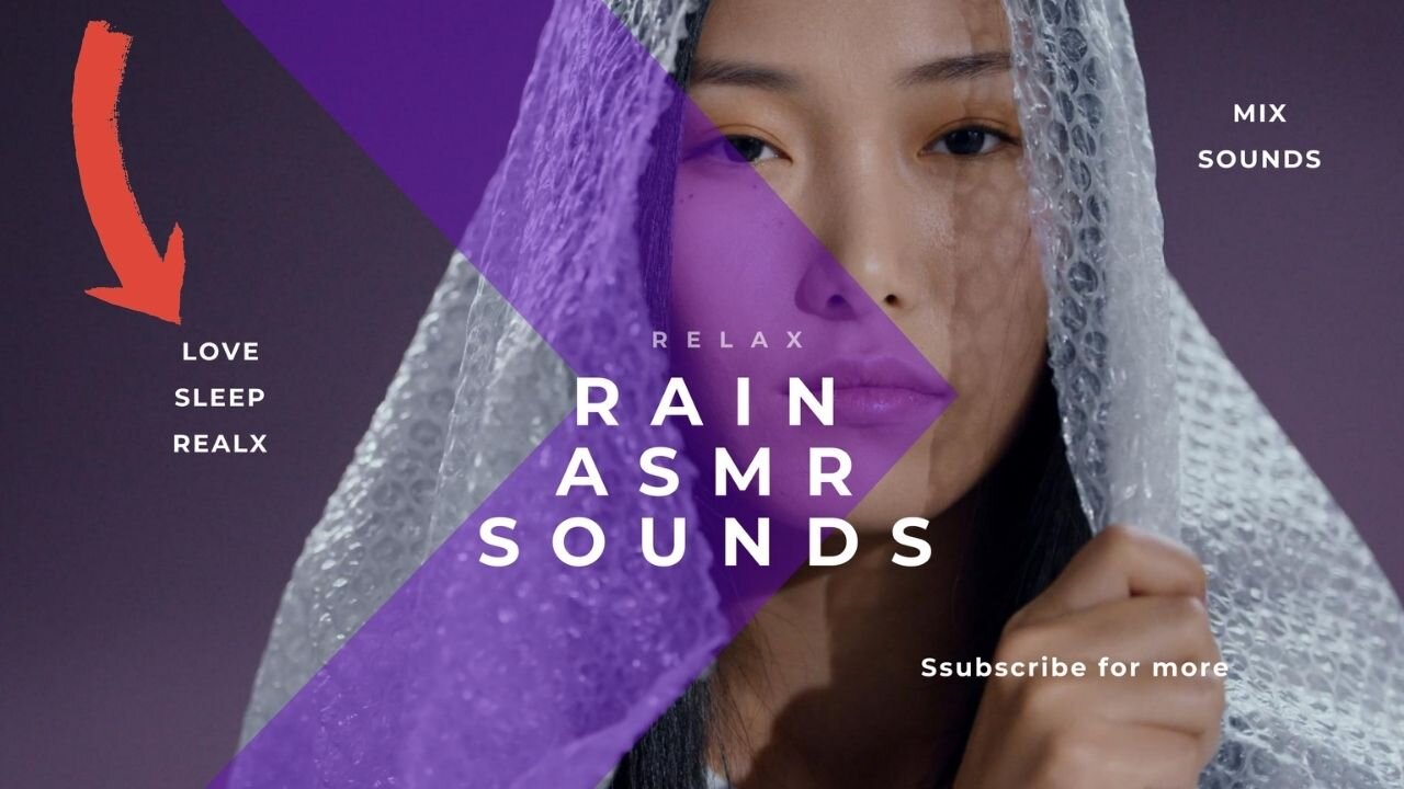 RAIN and ASMR sounds, rain sounds for sleeping, sounds for relaxing