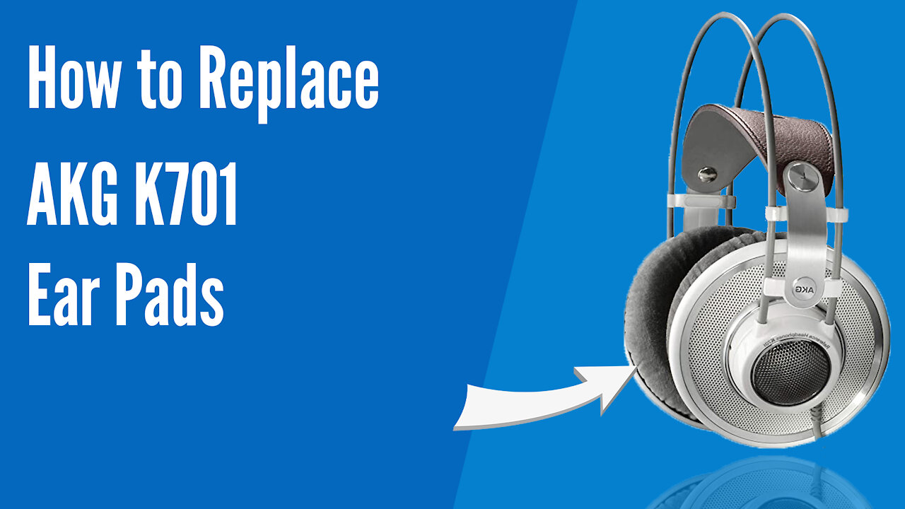 How to Replace AKG K701 Headphones Ear Pads / Cushions | Geekria